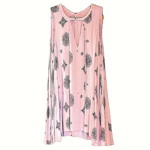 Free People Medallion Swing Dress Large